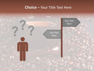 Tasse Stimulation Bureau PowerPoint Template