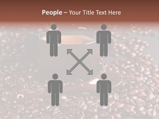 Tasse Stimulation Bureau PowerPoint Template