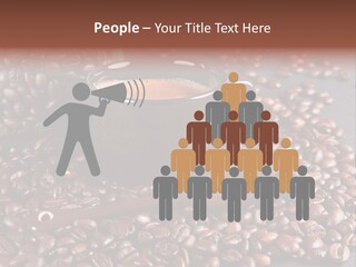 Tasse Stimulation Bureau PowerPoint Template