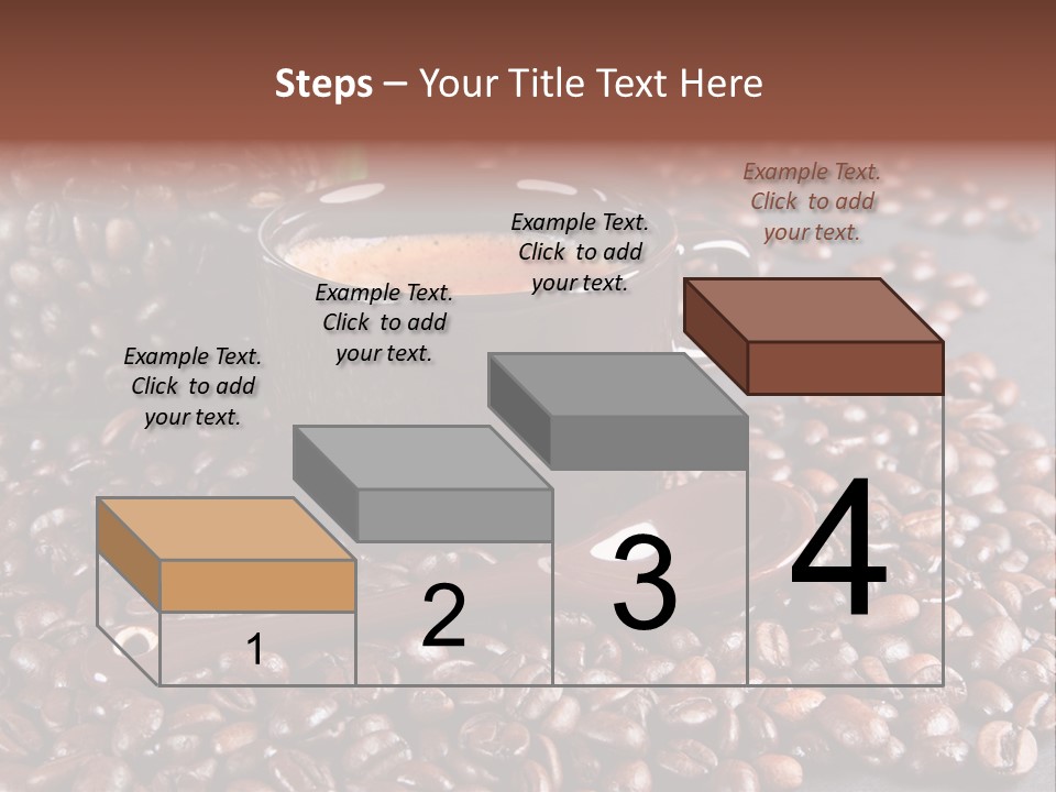 Tasse Stimulation Bureau PowerPoint Template