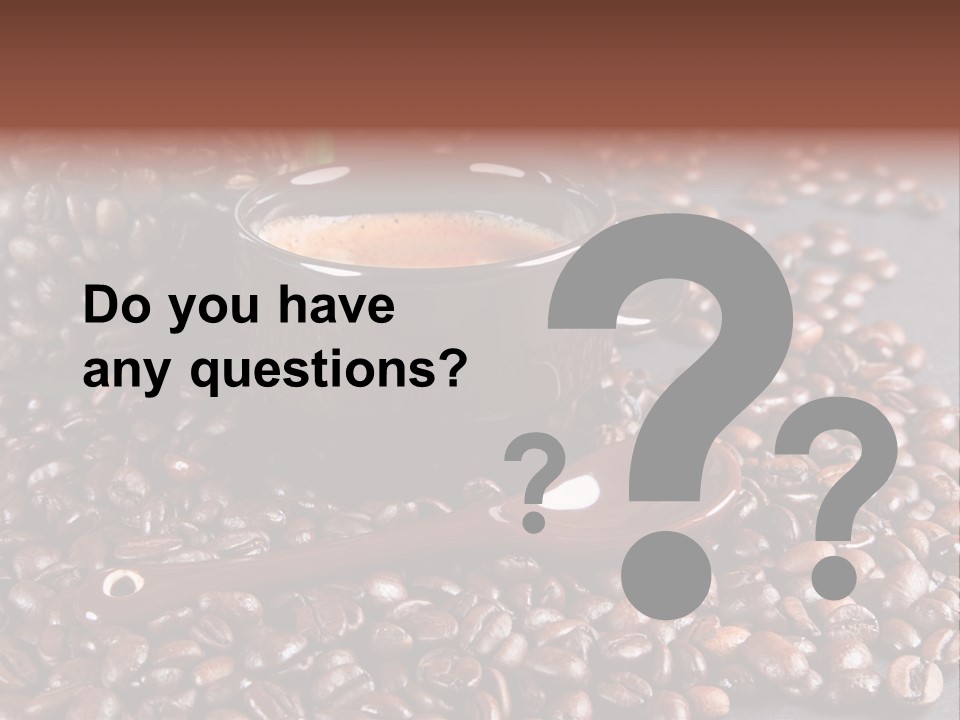 Tasse Stimulation Bureau PowerPoint Template