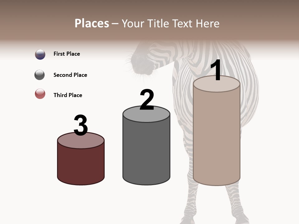 Standing Beauty Wildlife PowerPoint Template