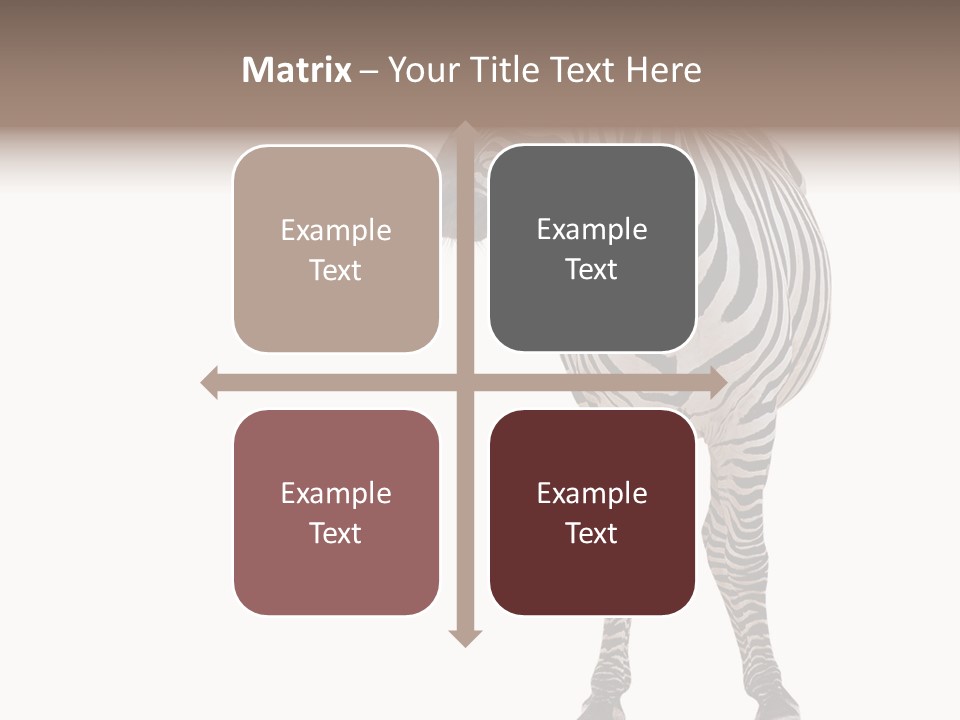 Standing Beauty Wildlife PowerPoint Template