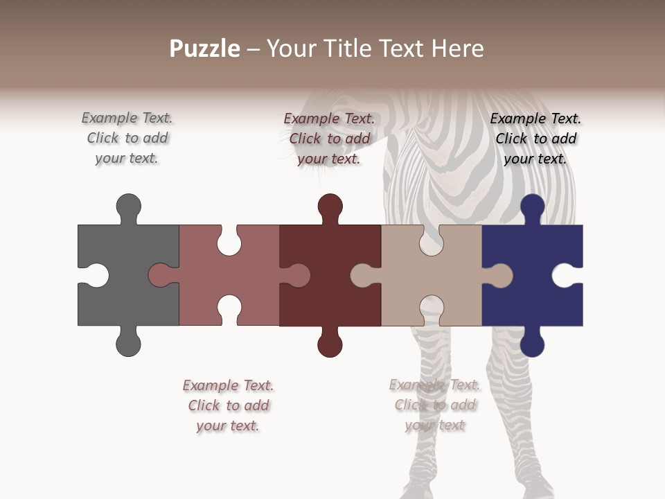 Standing Beauty Wildlife PowerPoint Template