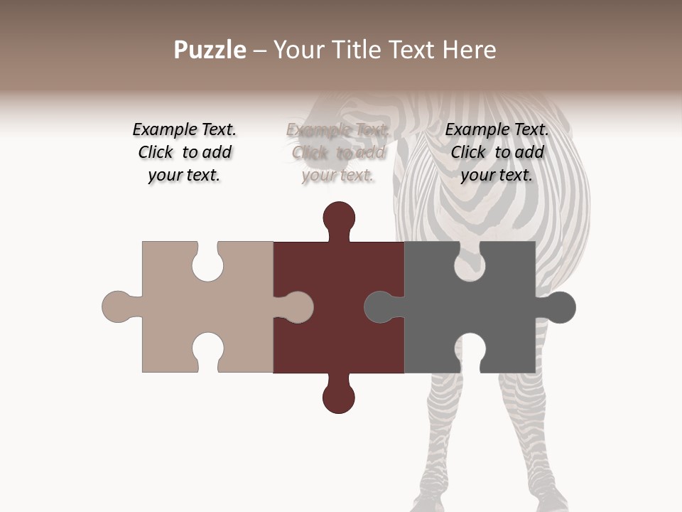 Standing Beauty Wildlife PowerPoint Template