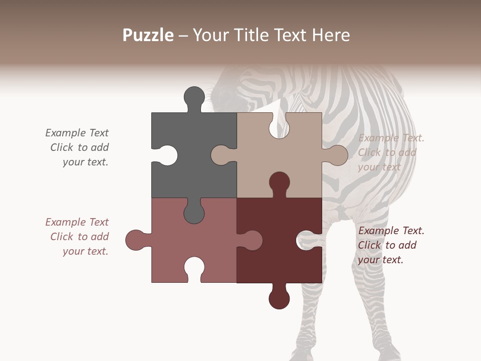 Standing Beauty Wildlife PowerPoint Template