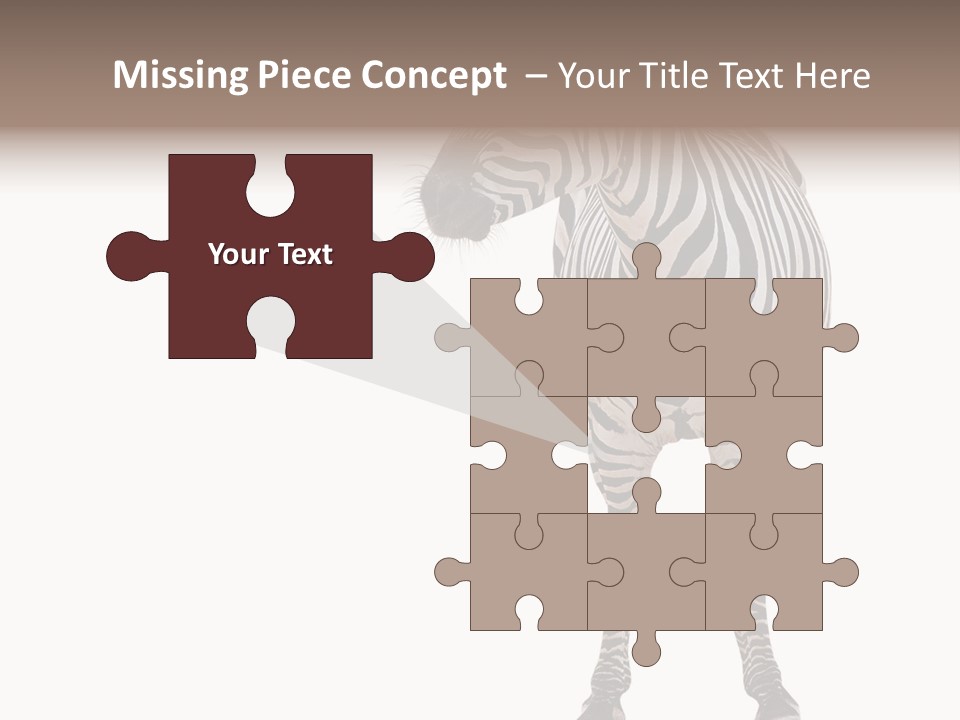 Standing Beauty Wildlife PowerPoint Template