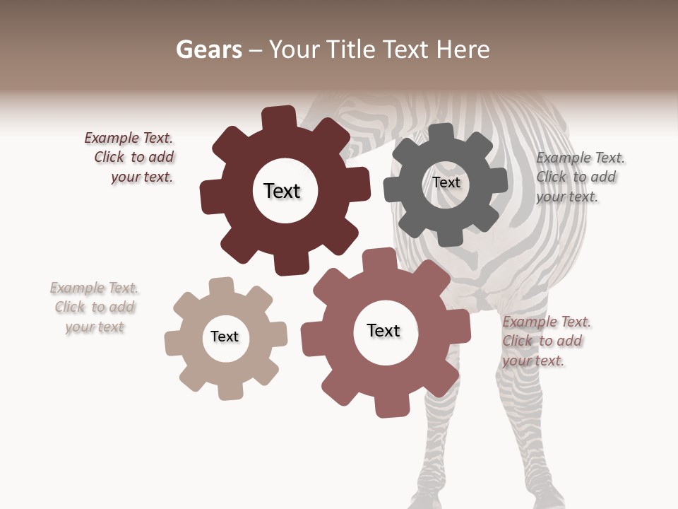 Standing Beauty Wildlife PowerPoint Template