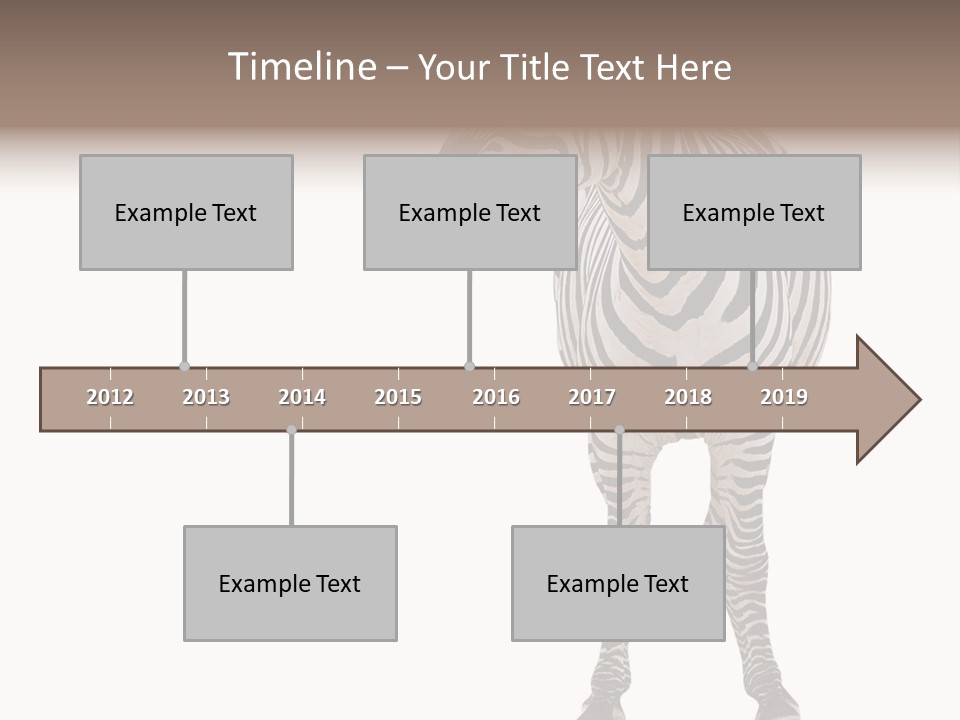 Standing Beauty Wildlife PowerPoint Template