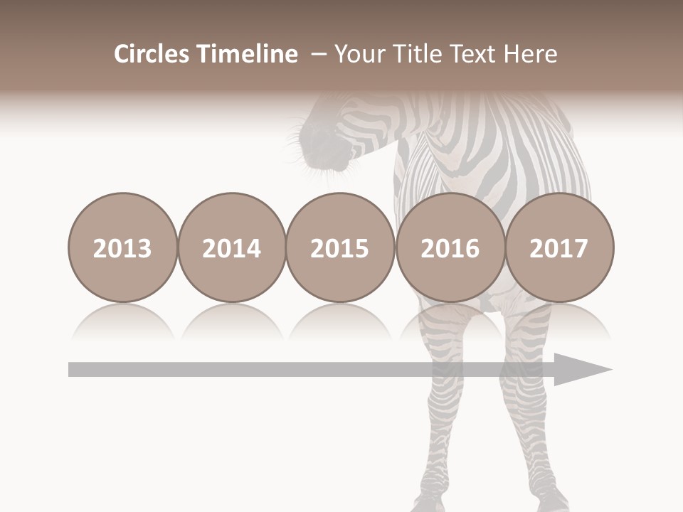 Standing Beauty Wildlife PowerPoint Template