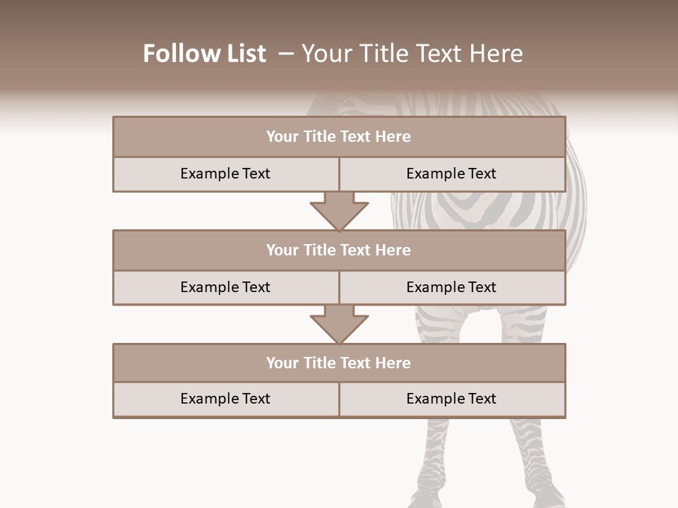 Standing Beauty Wildlife PowerPoint Template