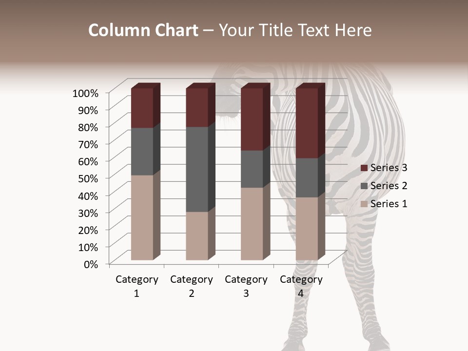 Standing Beauty Wildlife PowerPoint Template