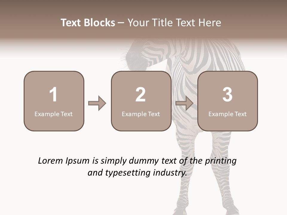 Standing Beauty Wildlife PowerPoint Template
