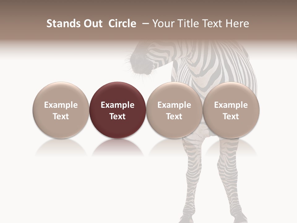 Standing Beauty Wildlife PowerPoint Template
