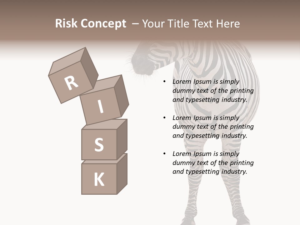 Standing Beauty Wildlife PowerPoint Template