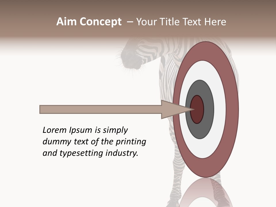 Standing Beauty Wildlife PowerPoint Template