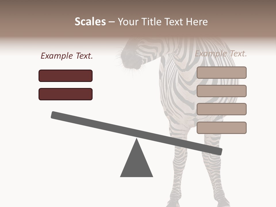 Standing Beauty Wildlife PowerPoint Template
