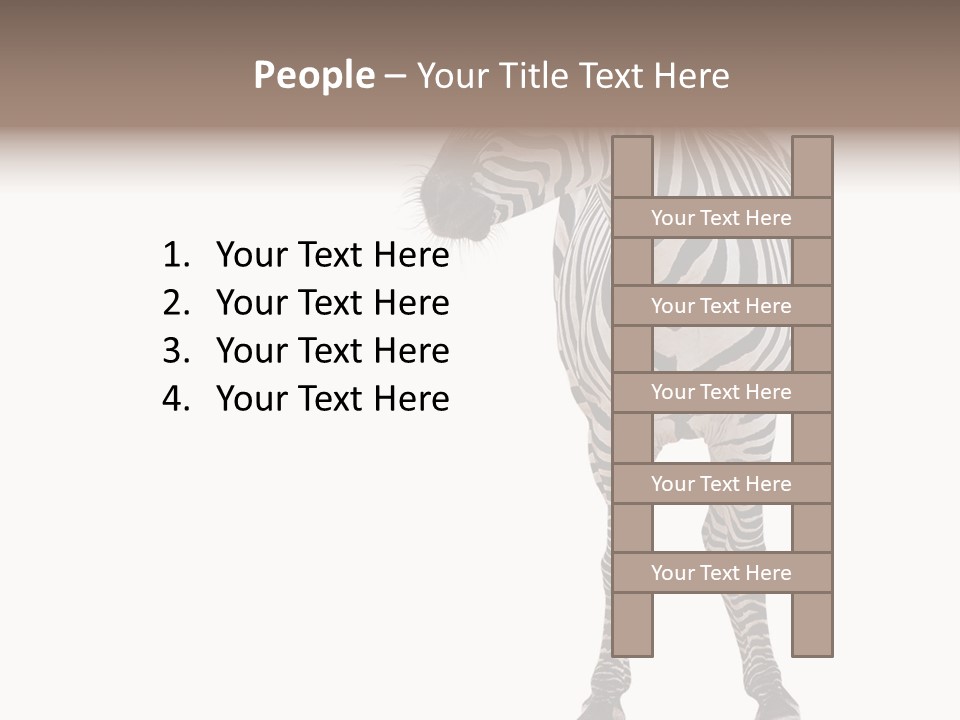 Standing Beauty Wildlife PowerPoint Template