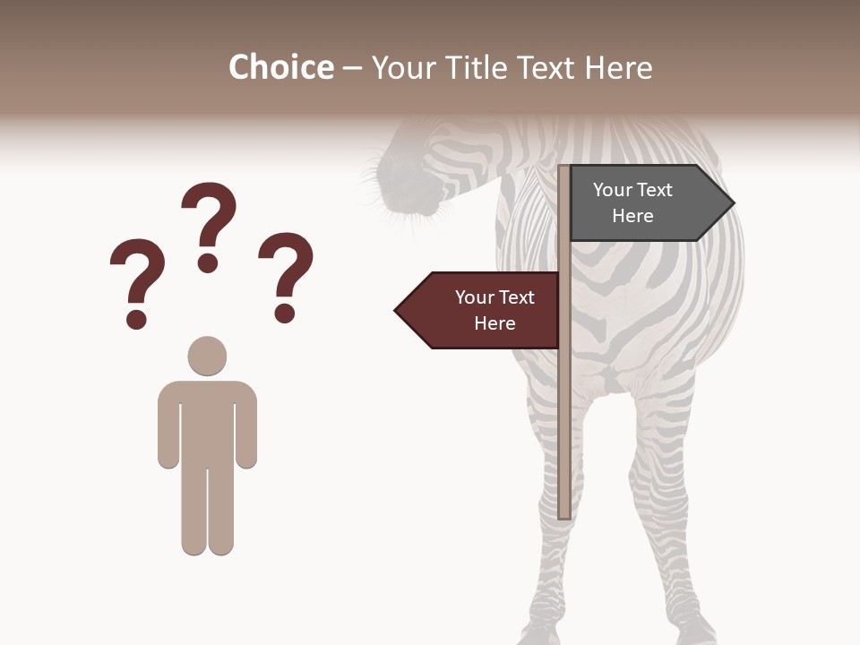 Standing Beauty Wildlife PowerPoint Template