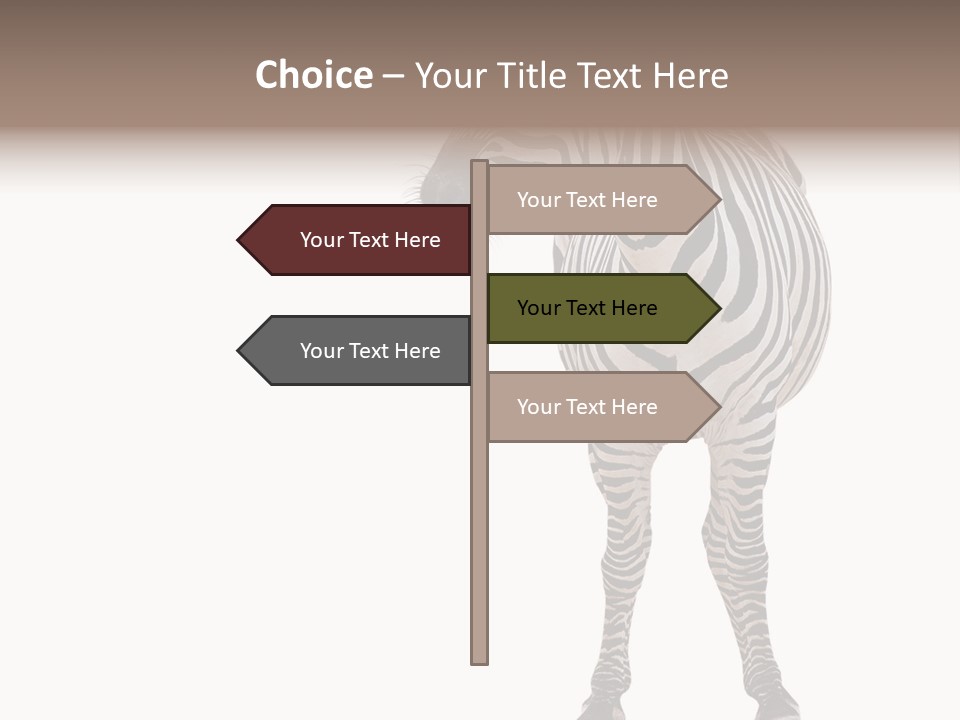 Standing Beauty Wildlife PowerPoint Template