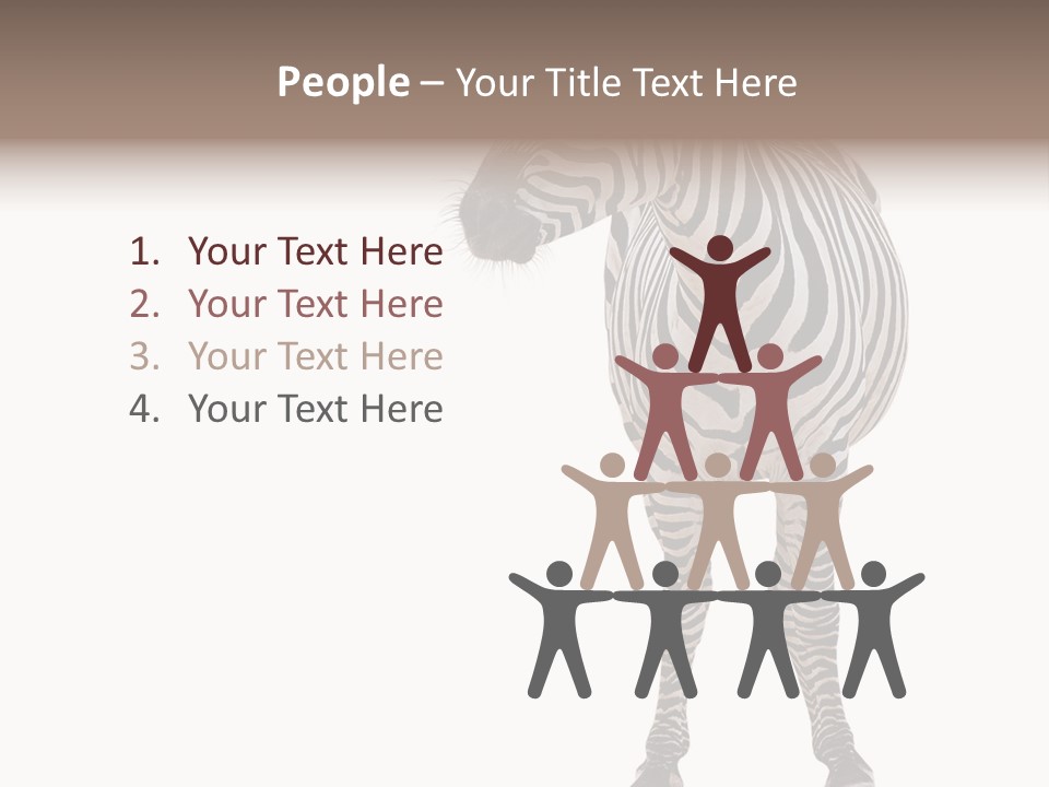 Standing Beauty Wildlife PowerPoint Template