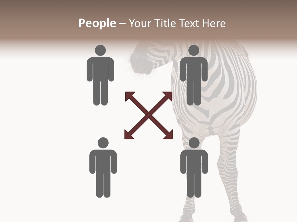 Standing Beauty Wildlife PowerPoint Template