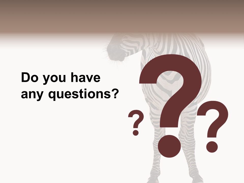 Standing Beauty Wildlife PowerPoint Template