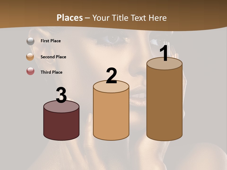 Beautiful Creative Face PowerPoint Template