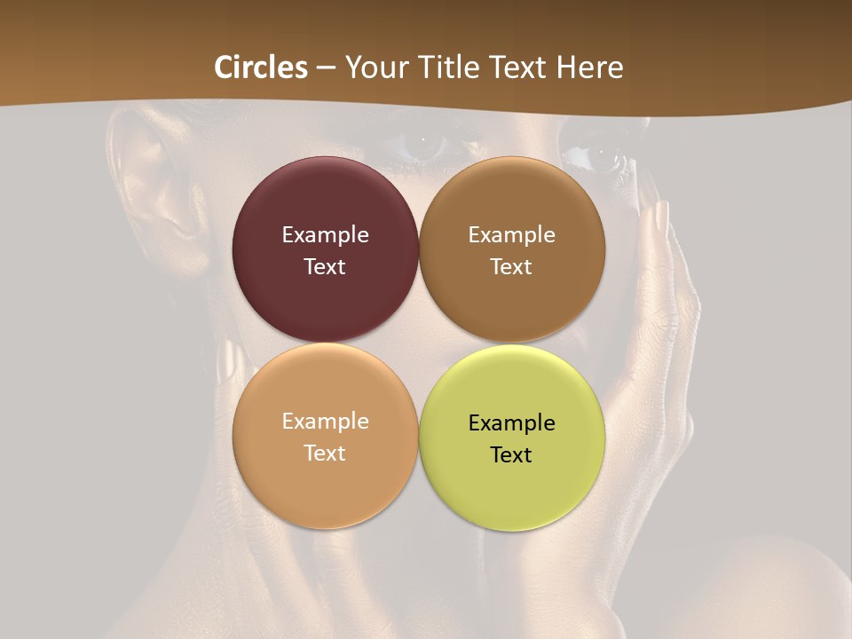 Beautiful Creative Face PowerPoint Template