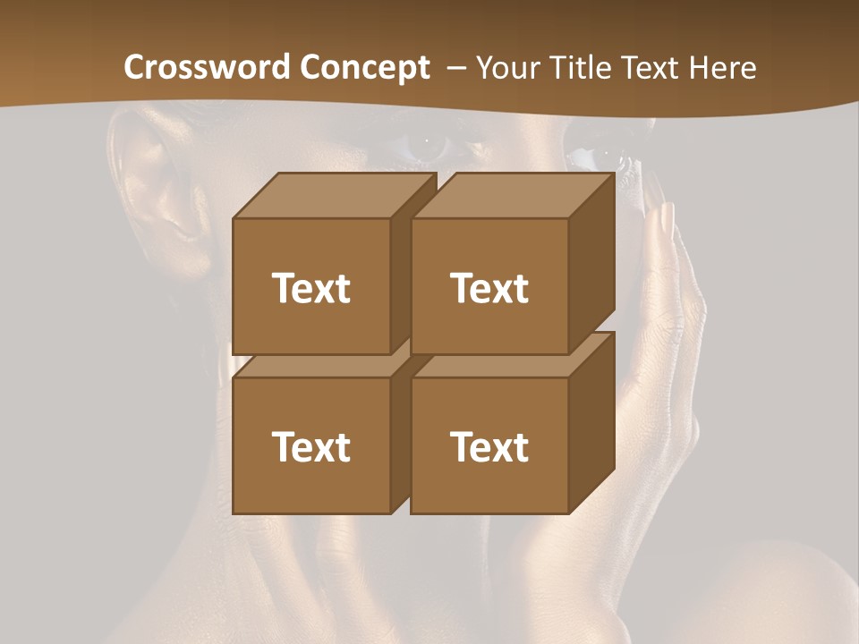 Beautiful Creative Face PowerPoint Template