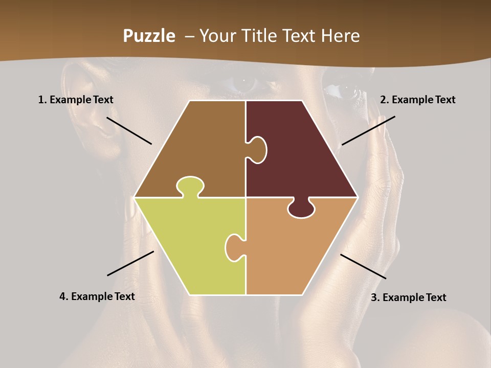 Beautiful Creative Face PowerPoint Template