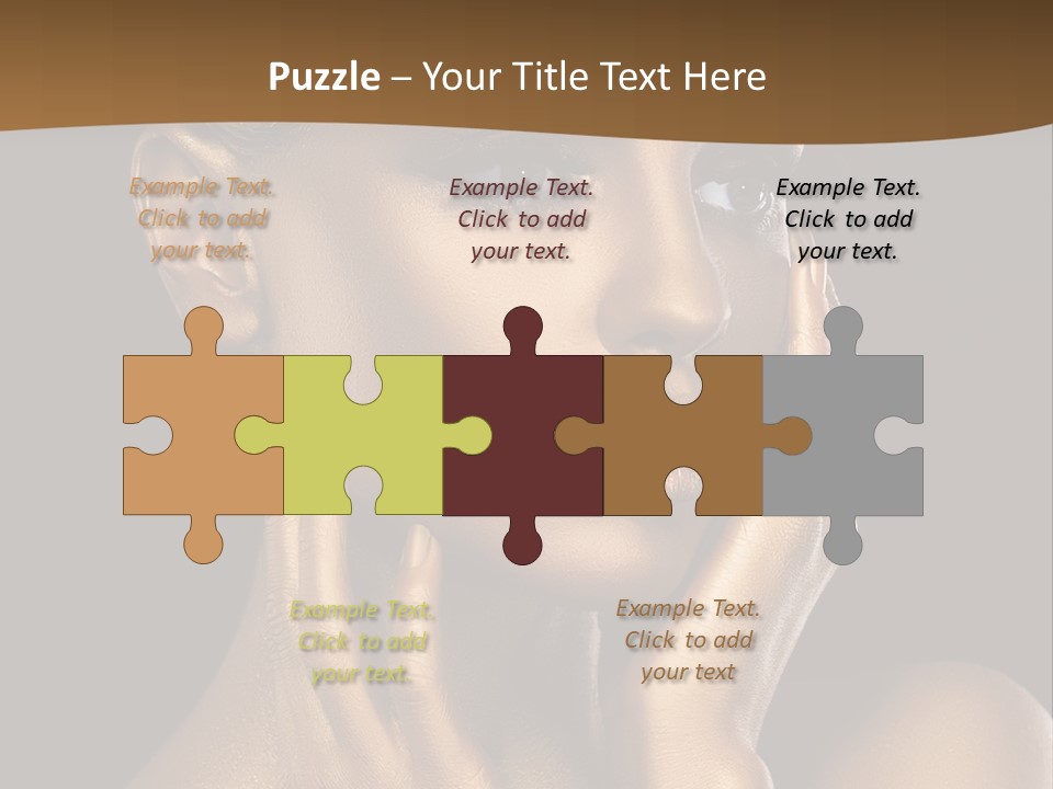 Beautiful Creative Face PowerPoint Template