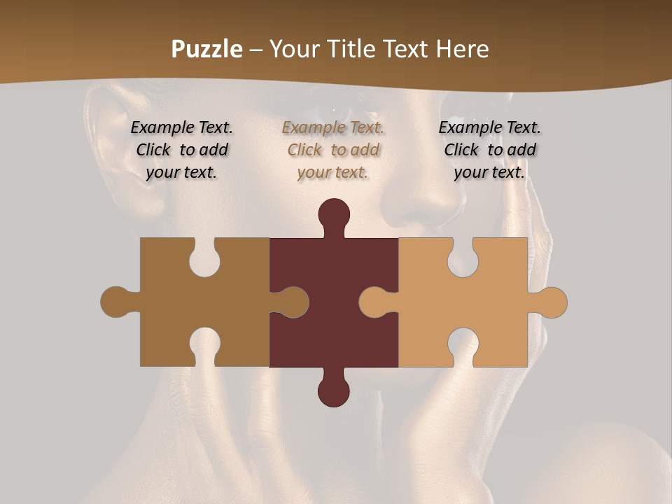 Beautiful Creative Face PowerPoint Template