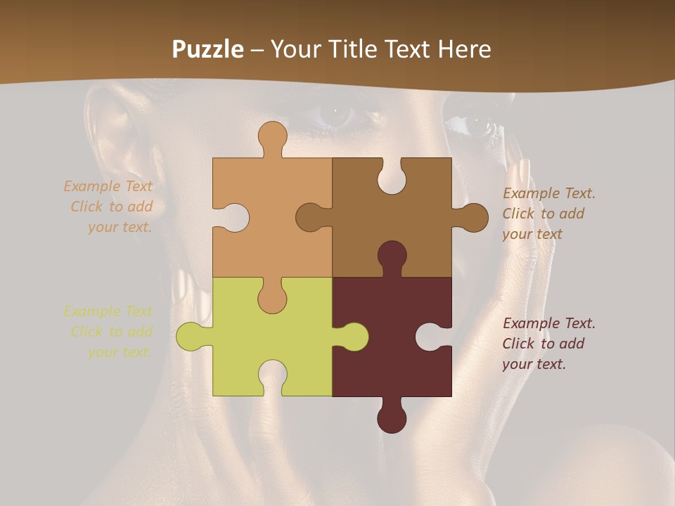 Beautiful Creative Face PowerPoint Template