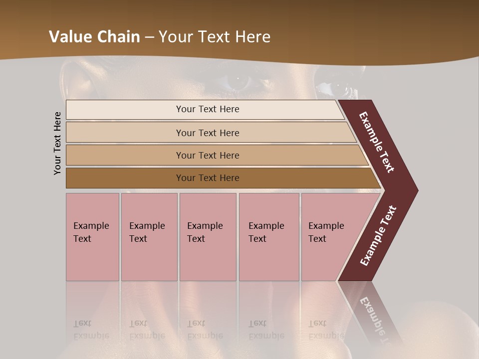 Beautiful Creative Face PowerPoint Template