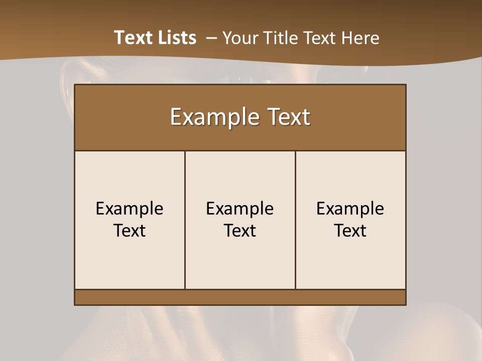Beautiful Creative Face PowerPoint Template