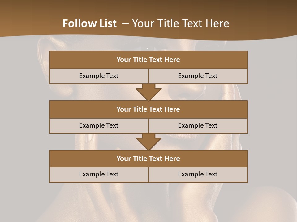 Beautiful Creative Face PowerPoint Template