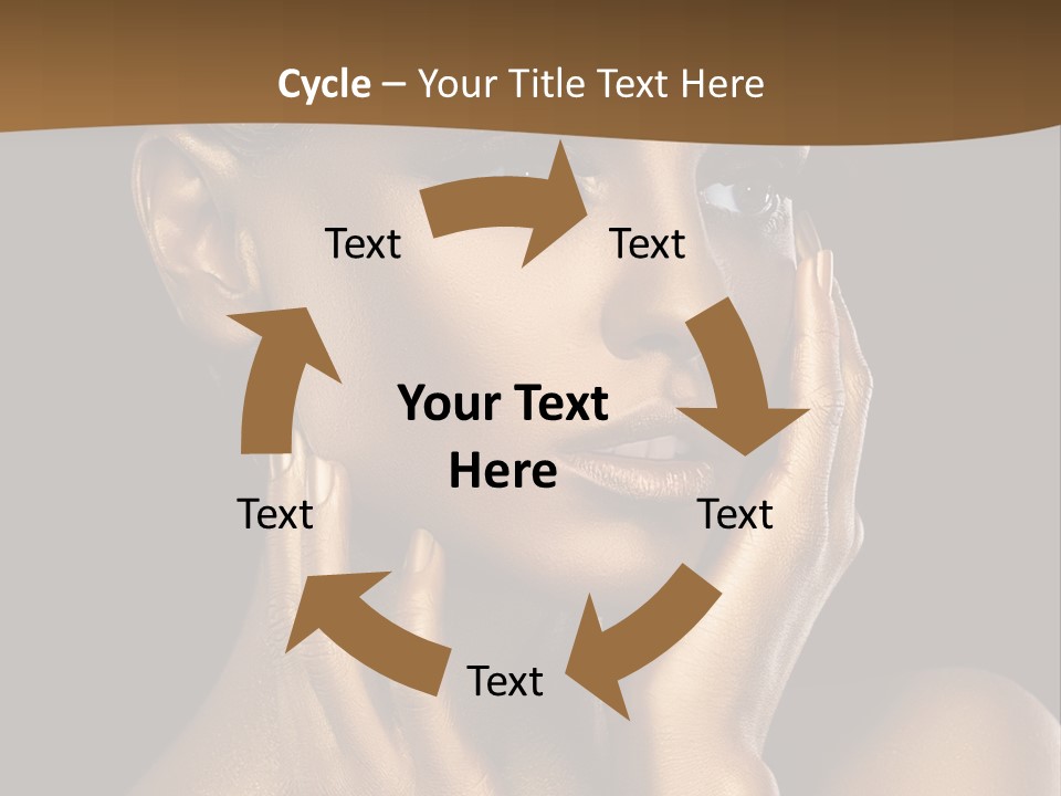 Beautiful Creative Face PowerPoint Template