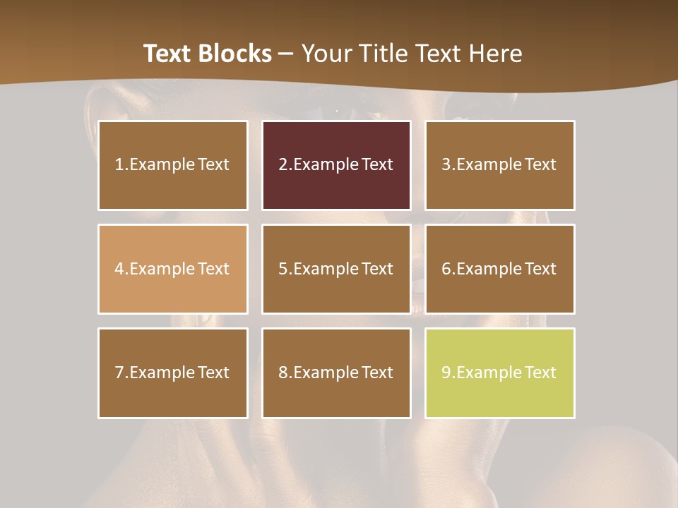 Beautiful Creative Face PowerPoint Template