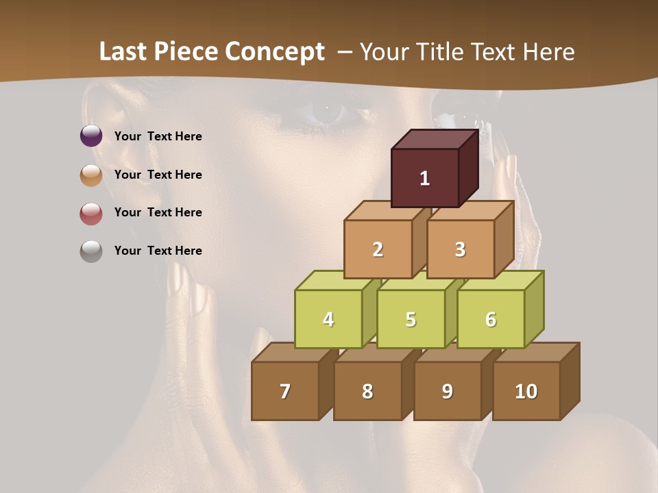 Beautiful Creative Face PowerPoint Template