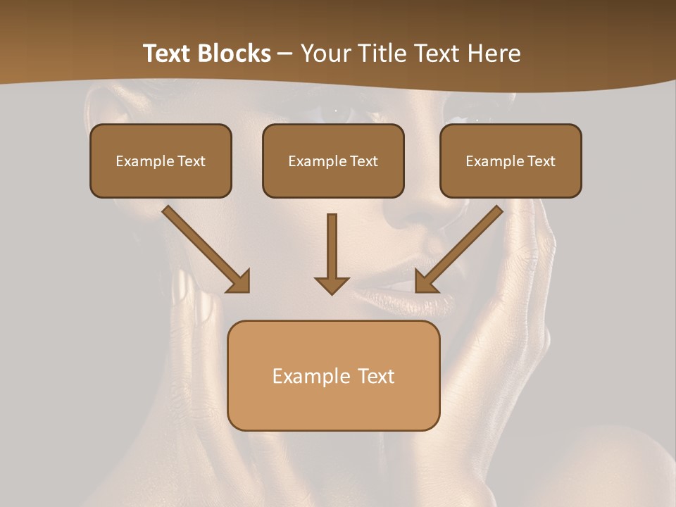 Beautiful Creative Face PowerPoint Template