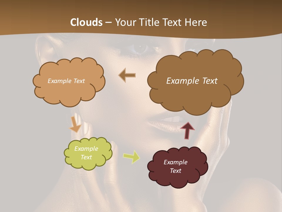 Beautiful Creative Face PowerPoint Template