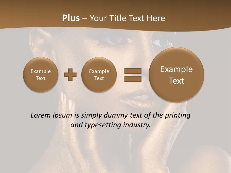 Beautiful Creative Face PowerPoint Template