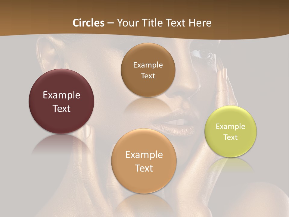 Beautiful Creative Face PowerPoint Template