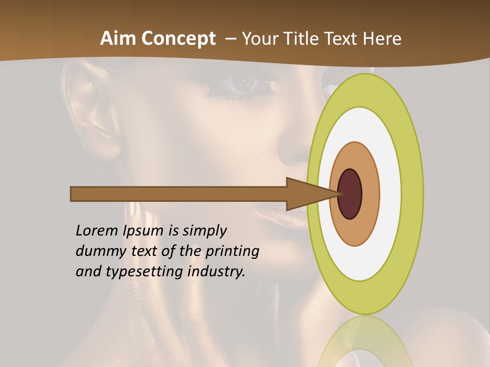 Beautiful Creative Face PowerPoint Template