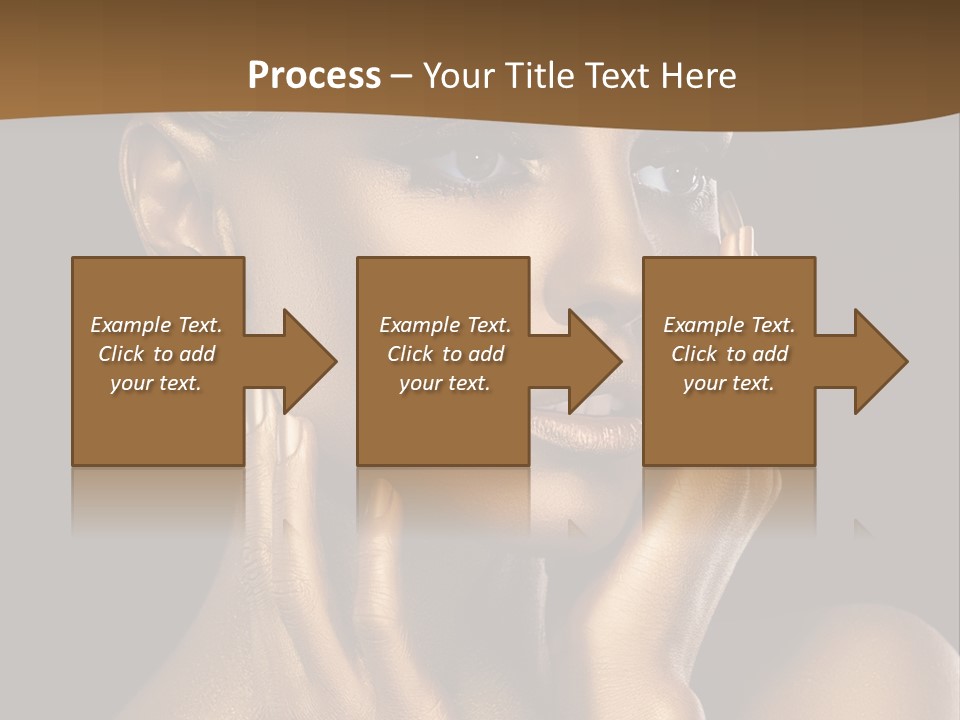 Beautiful Creative Face PowerPoint Template