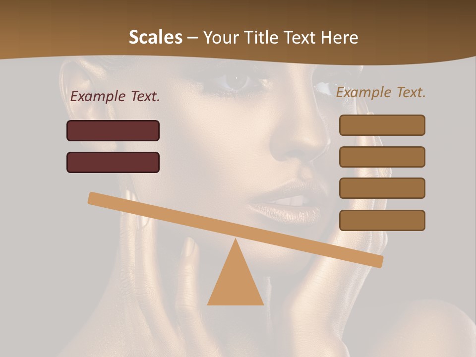 Beautiful Creative Face PowerPoint Template