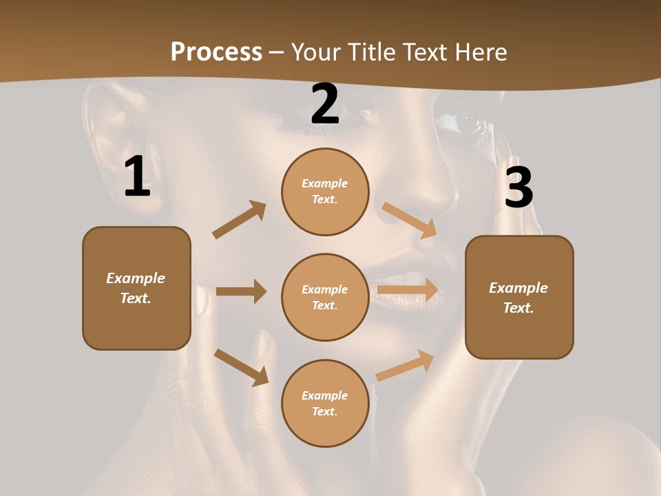 Beautiful Creative Face PowerPoint Template