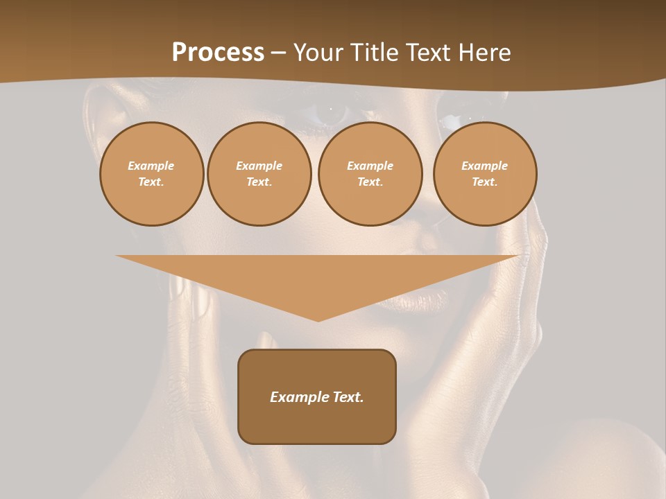 Beautiful Creative Face PowerPoint Template