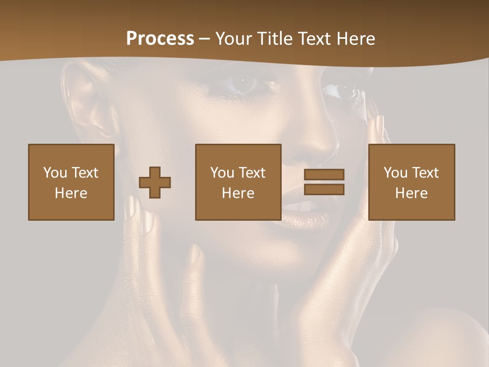 Beautiful Creative Face PowerPoint Template
